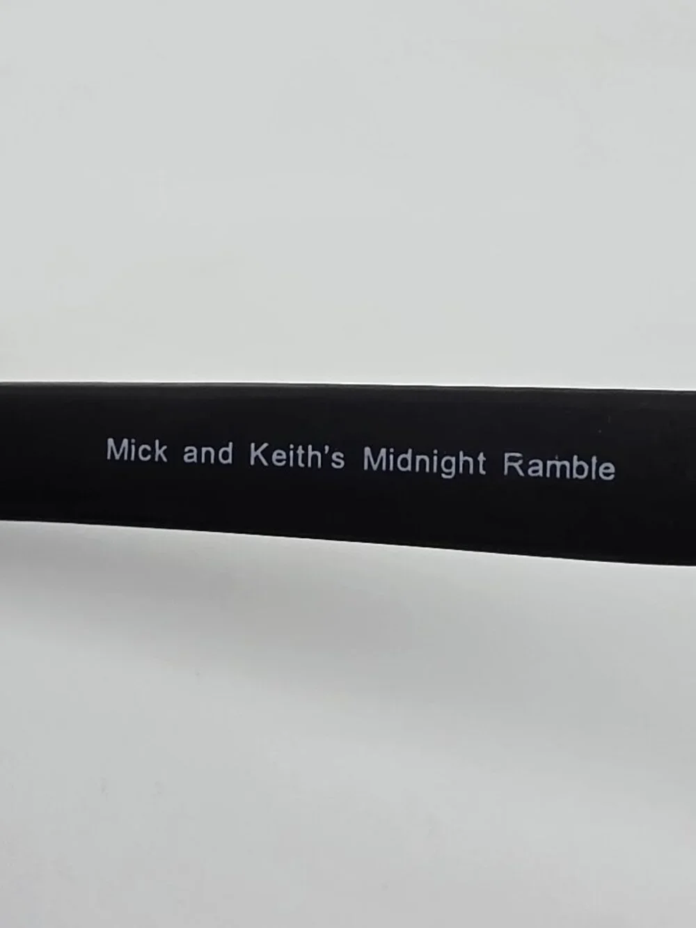 Goodr Mick and Keith’s Midnight Ramble Black Polarized Blue Mirror Sunglasses